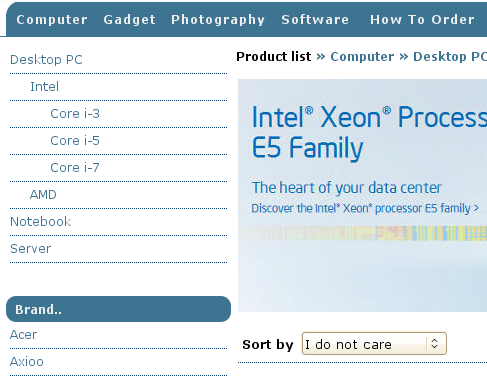 Product List